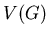 $V(G)$