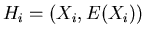 $H_i = (X_i,E(X_i))$