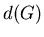 $d(G)$