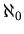 $\aleph _{0}$
