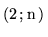 $(2,n)$