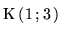 $K(1,3)$