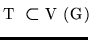 $T\subset V(G)$