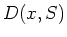 $D(x,S)$