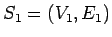 $ S_1 = (V_1, E_1)$