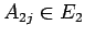 $ A_{2j} \in E_2$