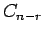 $ C_{n-r}$