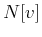 $N[v]$
