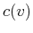 $c(v)$