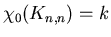 $\chi_0(K_{n,n})=k$